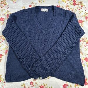 Blue Knit Sweater